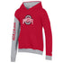 Youth Ohio State Buckeyes Scarlet Super Fan Home & Away Hooded Sweatshirt - Front View