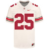 Ohio State Buckeyes Nike #25 Malik Hartford Student Athlete White Football Jersey - In White - Front View