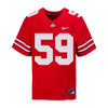 Ohio State Buckeyes Nike #59 Victor Cutler Jr. Student Athlete Scarlet Football Jersey - In Scarlet - Front View