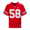 Ohio State Buckeyes Nike #58 Ty Hamilton Student Athlete Scarlet Football Jersey - Front View
