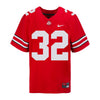 Ohio State Buckeyes Nike #32 TreVeyon Henderson Student Athlete Scarlet Football Jersey - Front View