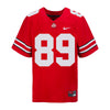 Ohio State Buckeyes Nike #89 Zak Herbstreit Student Athlete Scarlet Football Jersey - Front View