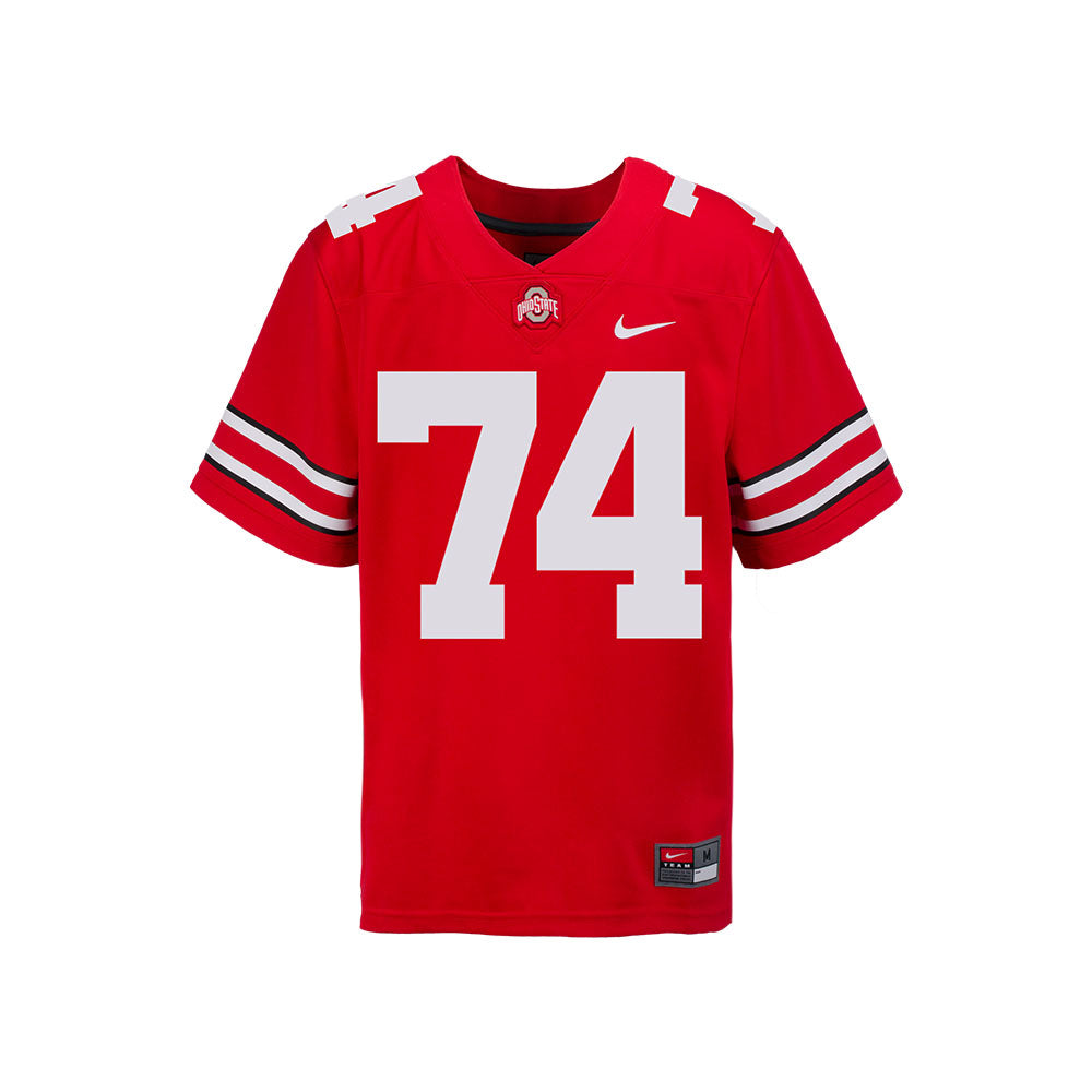 Nike Boys' Ohio State Buckeyes #1 Replica Football Jersey - Black - 4