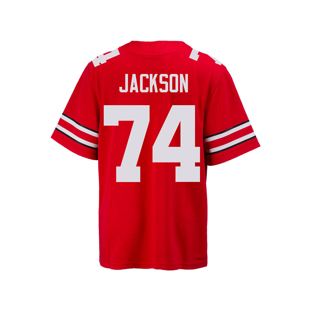 Nike Youth Ohio State Buckeyes #74 Donovan Jackson Student Athlete Football Jersey / Medium