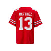 Youth Ohio State Buckeyes #13 Cameron Martinez Student Athlete Football Jersey - Back View