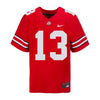 Ohio State Buckeyes Nike #13 Cameron Martinez Student Athlete Scarlet Football Jersey - Front View