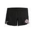 Ladies Ohio State Buckeyes Nike Tempo Shorts in Black - Front View