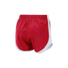 Ladies Ohio State Buckeyes Nike Tempo Shorts in Scarlet - Back View