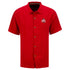 Ohio State Buckeyes Sport Tropic Isle Camp Button Polo in Scarlet - Front View