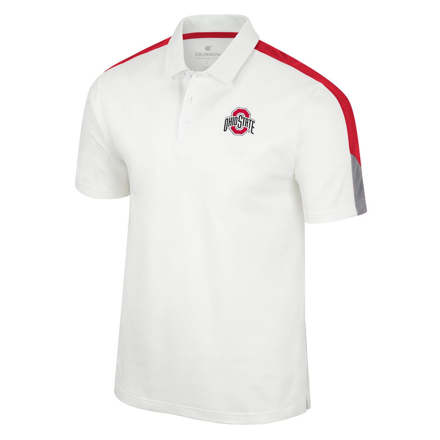 Ohio State Buckeyes Take Your Time White Polo - Front View