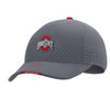 Ohio State Buckeyes Nike Sideline Aero C99 Flex Hat in Grey - Left Side View