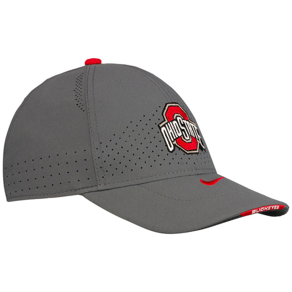 Ohio State Buckeyes Nike Sideline Aero L91 Hat - Angled Right View