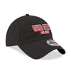 Ohio State Buckeyes Ice Hockey Black Adjustable Hat - Front/Side View
