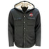 Ohio State Buckeyes Bond Shirt Sherpa Lining Jacket in Black - Front View