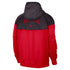 Ohio State Buckeyes Nike Wind Runner Jacket in Black and Scarlet - Back View