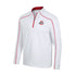 Ohio State Buckeyes Take Your Time Windshirt 1/4 Zip Jacket in White - Front View