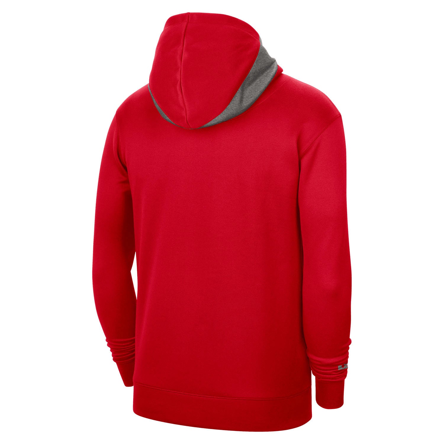 Ohio State Buckeyes Nike Spotlight Basketball Scarlet Hooded Sweatshirt - Back View