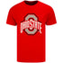 Ohio State Buckeyes Identity Primary T-Shirt in Scarlet - Front View