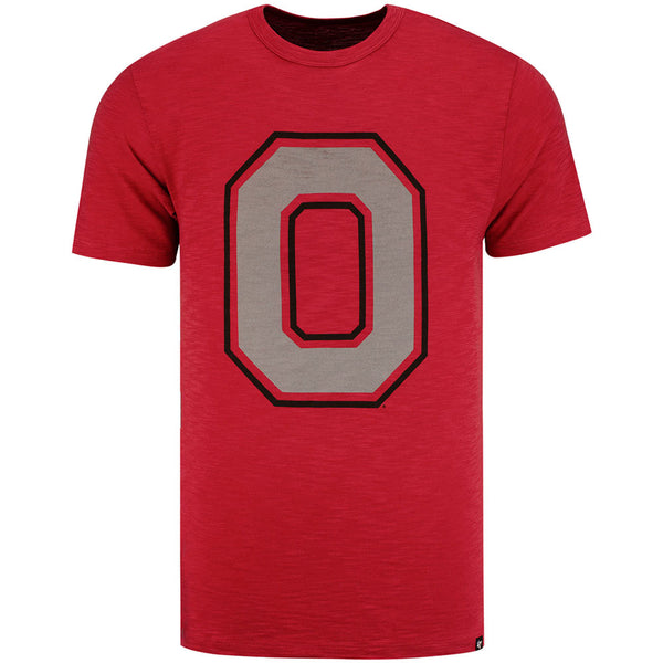 Ohio State Buckeyes Block 'O' Scrum T-Shirt in Scarlet - Front View