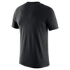 Ohio State Buckeyes Nike Essential Wordmark T-Shirt in Black - Back View