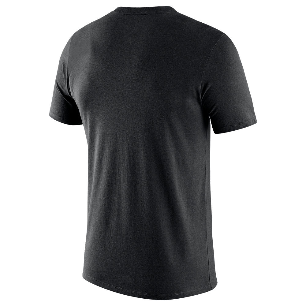 Ohio State Buckeyes Nike Essential Logo T-Shirt in Black - Back View