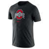 Ohio State Buckeyes Nike Essential Logo T-Shirt in Black - Front View