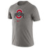 Ohio State Buckeyes Nike Essential Logo T-Shirt in Grey - Front View