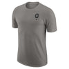 Ohio State Buckeyes Nike Dri-FIT Tri Logo Gray T-Shirt - Front View