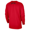 Ohio State Buckeyes Nike Dri-FIT Spotlight Scarlet Long Sleeve T-Shirt - Back View