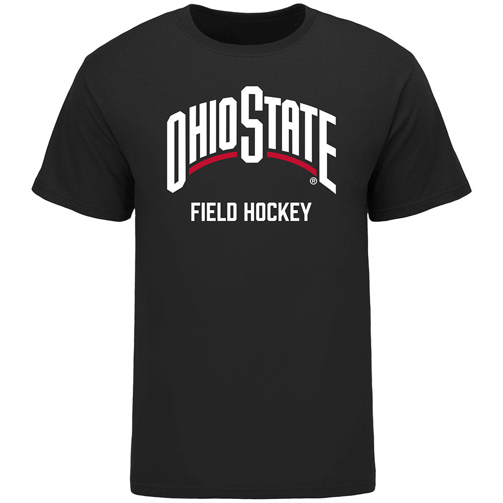 Ohio State Buckeyes Field Hockey Black T-Shirt - Front View