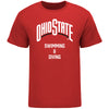 Ohio State Buckeyes Swimming & Diving Scarlet T-Shirt