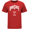 Ohio State Buckeyes Track & Field Scarlet T-Shirt