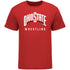 Ohio State Buckeyes Wrestling Scarlet T-Shirt - Front View