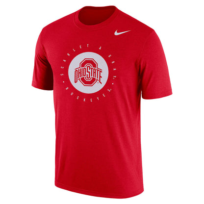 Ohio State Buckeyes Nike Team Spirit Scarlet T-Shirt - Front View