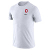 Ohio State Buckeyes Nike Dri-FIT Cotton DNA White T-Shirt - Front View
