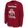 Ohio State Buckeyes Nike Bowl Scarlet Long Sleeve T-Shirt - Front View