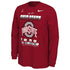Ohio State Buckeyes Nike Bowl Scarlet Long Sleeve T-Shirt - Front View