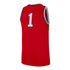 Ohio State Buckeyes Nike Replica Retro Basketball Jersey in Scarlet - Back View