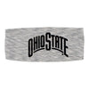 Ohio State Buckeyes Tigerspace Headband in Black and White - Front View