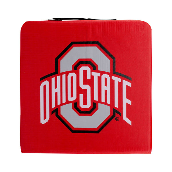 Ohio State Buckeyes Seat Cushion in Scarlet - Front View