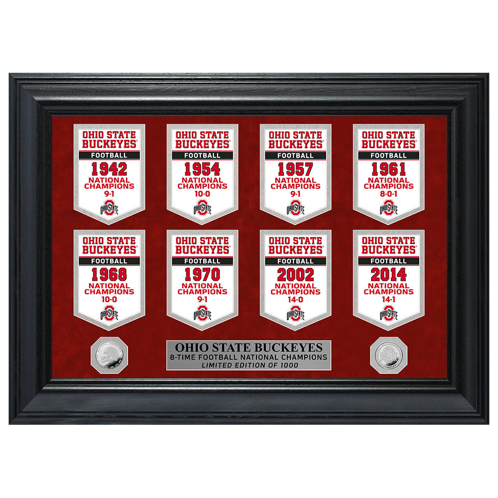 Ohio State University Minted Coin Deluxe Banner Collection - Front View 