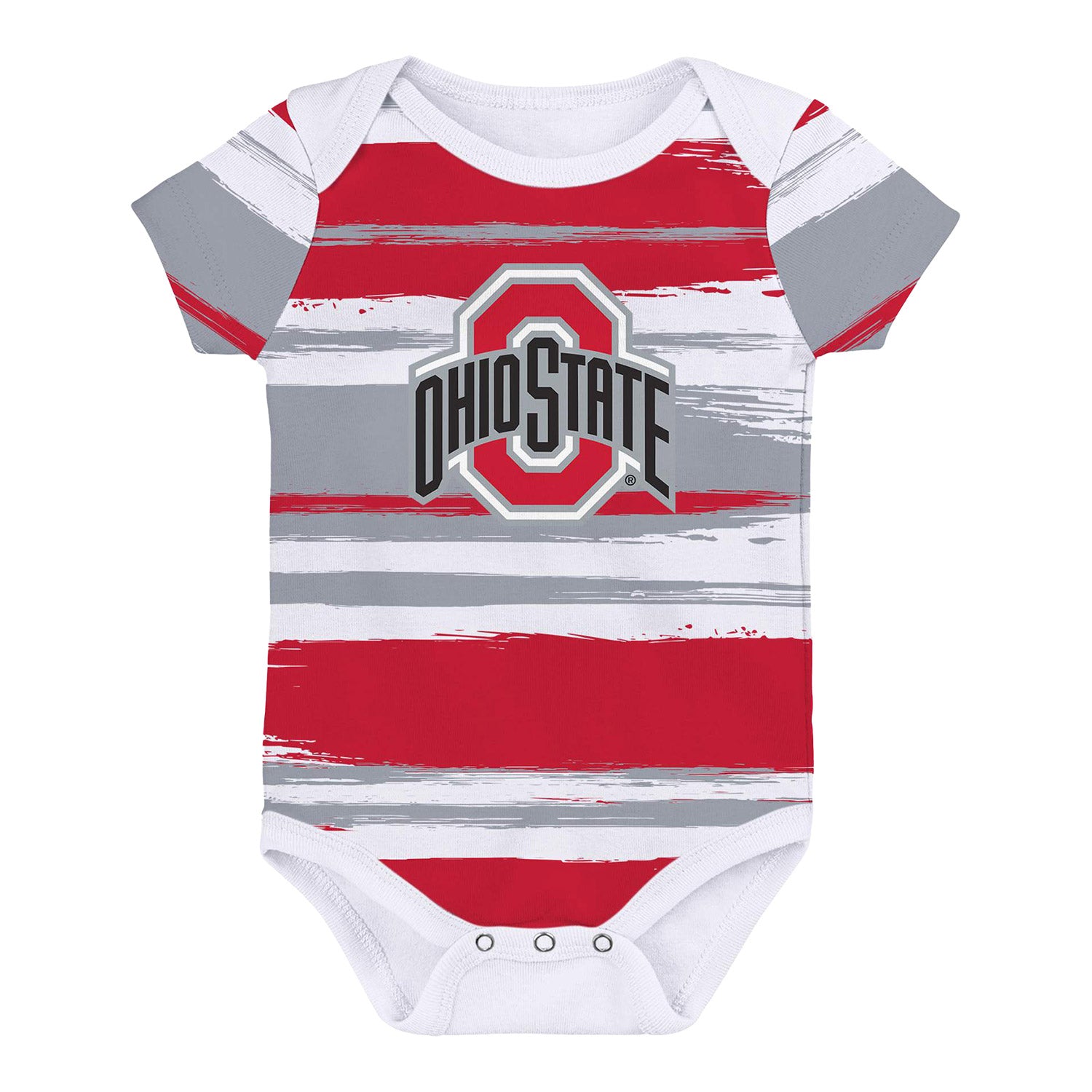 Infant Ohio State Buckeyes Team Favorite Onesie - In Scarlet - Front View