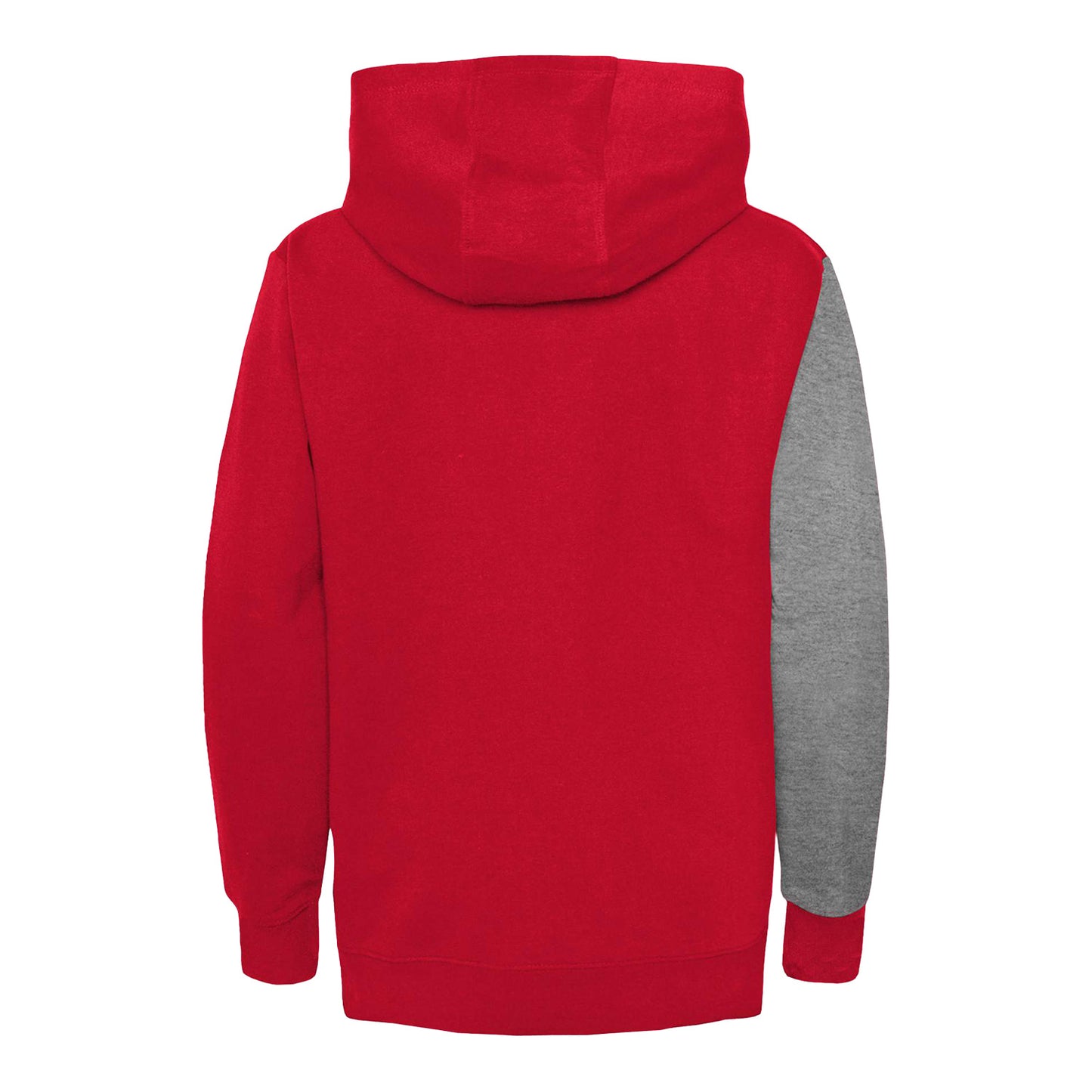 Youth Ohio State Buckeyes Unrivaled Hooded Sweatshirt - In Scarlet - Back View