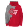 Youth Ohio State Buckeyes Unrivaled Hooded Sweatshirt - In Scarlet - Front View