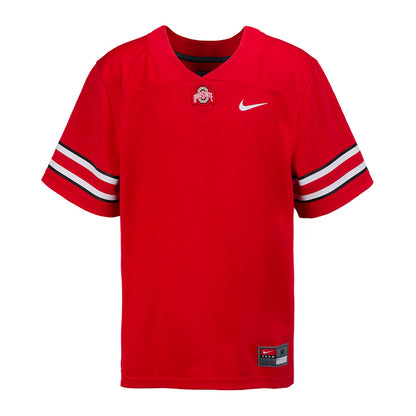 Youth Ohio State Buckeyes Nike Blank Replica Football Jersey - Front View