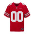 Men's Ohio State Buckeyes Personalized Nike Red Game Jersey in Scarlet with 00 - Front View