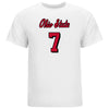 Ohio State Volleyball Student Athlete T-Shirt #7 Chelsea Thorpe in White - Front View