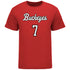 Ohio State Volleyball Student Athlete T-Shirt #7 Chelsea Thorpe in Scarlet - Front View