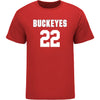 Ohio State Buckeyes Men's Lacrosse Student Athlete #22 Johnny Maccarone T-Shirt