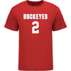Ohio State Buckeyes Men's Lacrosse Student Athlete #2 Jack Myers T-Shirt